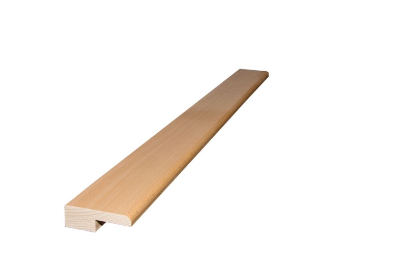 Dverový prah buk hrúbka 22mm lakovaný s výrezom z miestnosti.